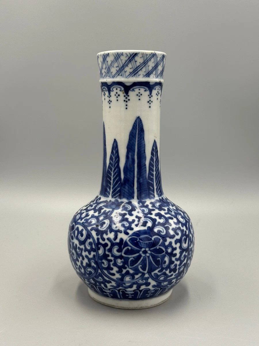 陶瓷蓝色1850-1899 中国古董花瓶| eBay