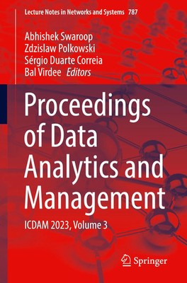 Proceedings of Data Analytics and Management ICDAM 2023, Volume 3 Taschenbuch