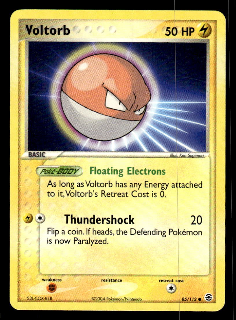 Pokemon TCG EX FireRed & LeafGreen #85/112 Voltorb NM