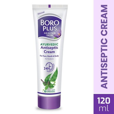 BoroPlus Ayurvedic Antiseptic Cream Provides 24hrs Moisturisation 120 ml