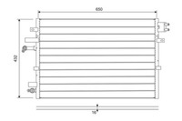 Valeo Kondensator Klimaanlage 822745 Aluminium FüR Ford Mondeo 3 B4Y Turnier BWY