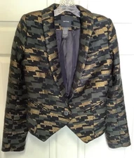 Smythe Glitter Blazer Single Button Equestrian Look. Size 6