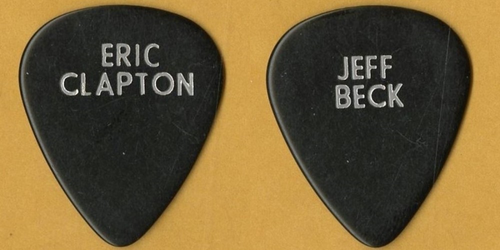 Eric Clapton 2009 concert tour w/ Jeff Beck collectible stage Guitar Pick