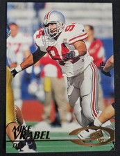 Mike Vrabel Rookie Card (RC) 1997 Press Pass #28. rookie card picture