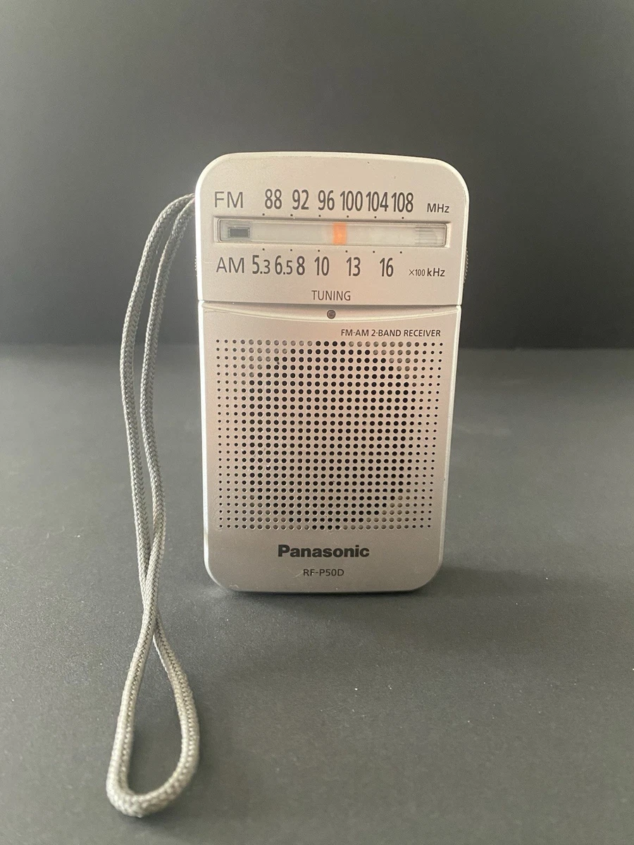 Panasonic Pocket Portable AM/FM Radios with Headphone Jack for