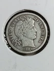 1914-D Barber Dime 90% Silver  Circ Nice Details Item J10N7