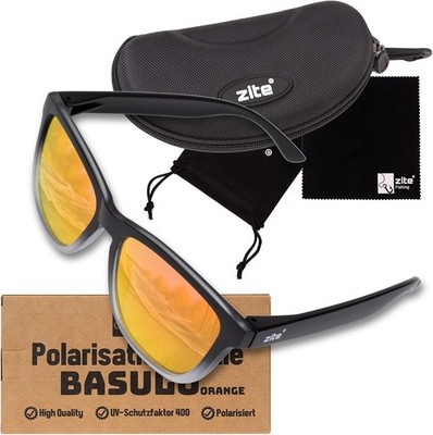 Zite Fishing Polarisationsbrille | Basulo | Polbrille Angeln verspiegelt, UV400