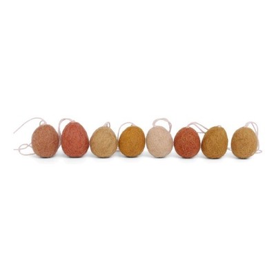 Filz Mini Eggs yellow Mini Eier 8er Set Gelb Én Gry & Sif