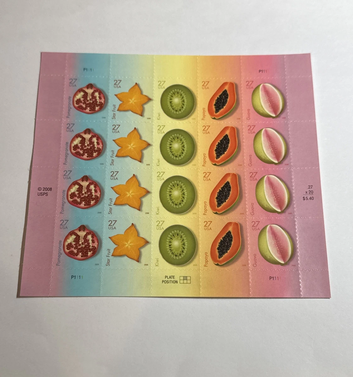 27 Cent Denomination US Stamp Sheets for sale | eBay