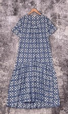Mirth Dress Large Womens Drop Waist Short Sleeve Maxi