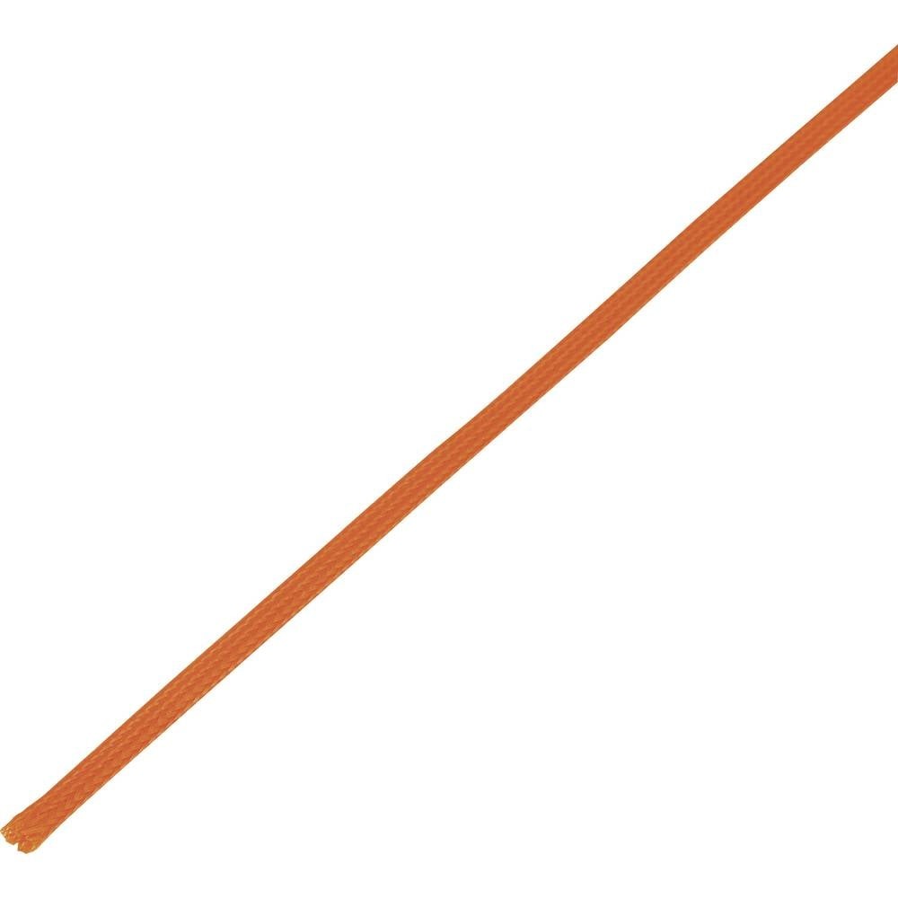 Gaine tressée PET orange TRU COMPONENTS 1572548 haute durabilité 10m
