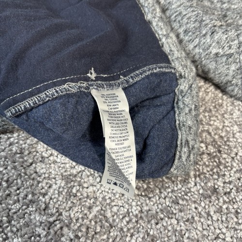 Faherty Jacket Mens XL Gray Epic Quilted Fleece Snap Up Shacket Outdoor Basic - Picture 6 of 7