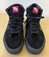 Vans SK8 HI Black Canvas High Top Skateboard Shoes VN000D5IBKA M-9 W-10.5