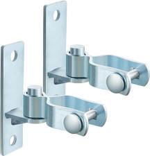 4 Pcs Heavy Duty Wall Mount Gate Hinges For Chain Link Fence  Outdoor Doors New