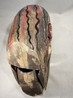 Hand Carved Mexican Calavera Skull Mask Wood Folk Art Movable Jaw — photo 9