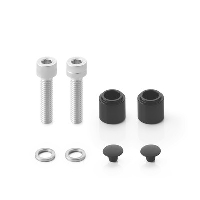 RIZOMA Montagesatz für Motorrad-Rückspiegel SIDE MOUNT STEALTH NAKED