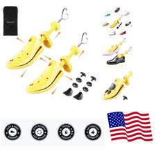Universal Adjustable Shoe Stretcher for Flats, Sneakers  Heels with Carry Bag