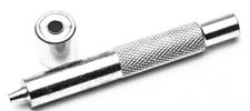 GROMMET ,EYELET HAND SETTER + ANVIL + GROMMET DIE CUTTER #0 SIZE 1/4" ALL METAL