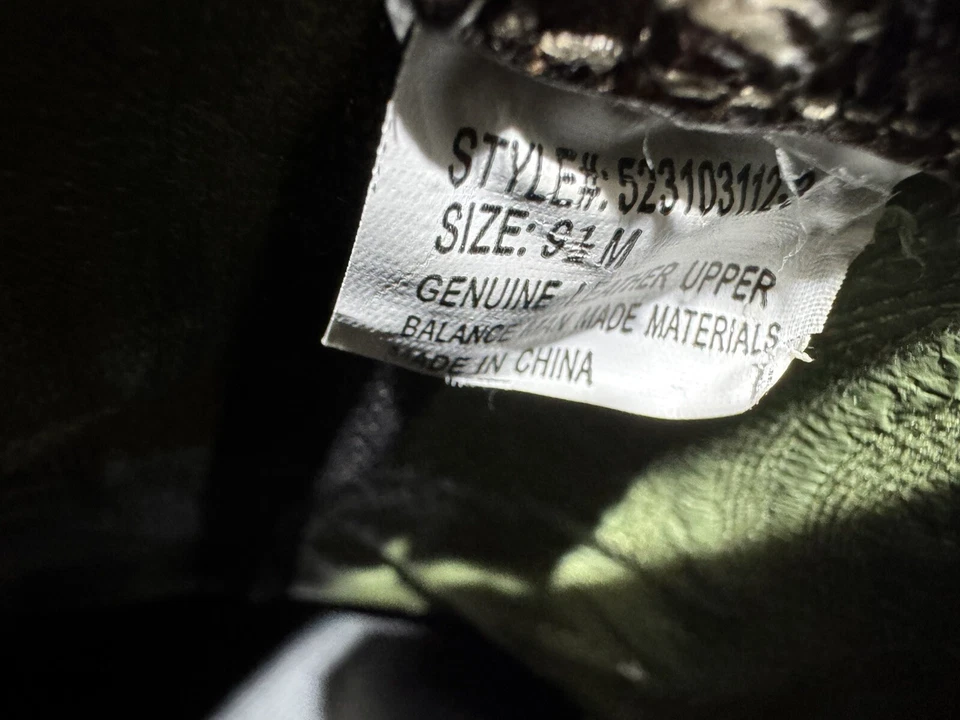 Botas de Trabajo Vaqueras Red Head Saddlebrook Western Para Hombre 9.5 Cuero Marrón Verde Foto 4 de 4