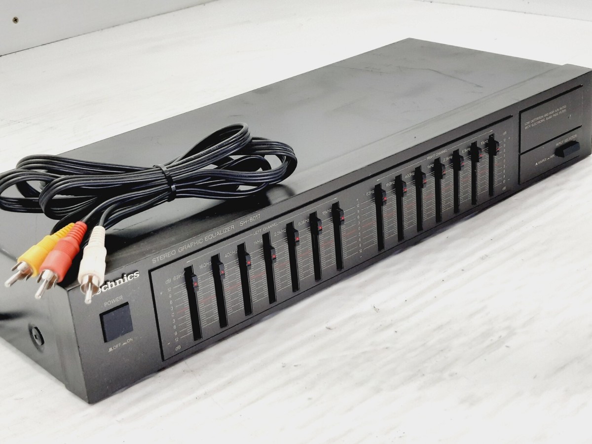 Vintage Technics Stereo 7 Band Equalizer Sound Shaper EQ SH-8017