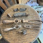 Antique Civil War Era Gunsmithing & Reloading Tools Lot ~ Molds, Loaders, Clamps