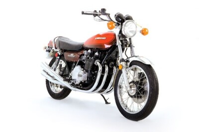 1973 Kawasaki Z1 900 fnt qtr | 24x36 inch POSTER | vintage