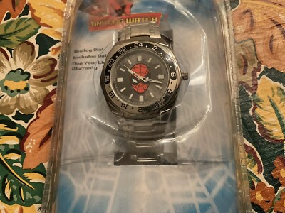 Marvel Amazing Spiderman Stainless Watch * Clicks New Unworn In Package