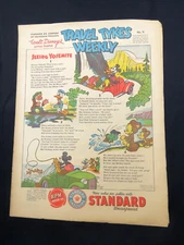 1939 TRAVEL TYKES WEEKLY NEWSLETTER #11 Standard Gasoline Oil Giveaway