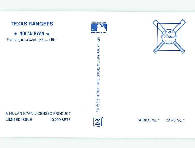 1980s RANGERS BASEBALL NOLAN RYAN Dallas Fort Worth Texas TX 10/19