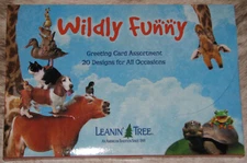 LEANIN TREE "Wildly Funny" Cute Animals 20 Greeting Card Assortment~#90805~Humor