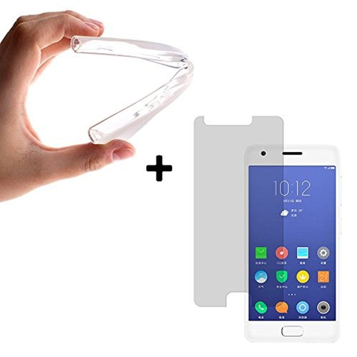 Kit Protezione 5 In 1 Per Oppo A80 5G - Cover Trasparente In Silicone + 2 Pellicole Schermo + 2 Protettori Fotocamera - 6