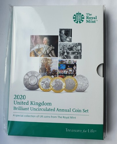 2020 Royal Mint UK Annual Brilliant Uncirculated 13 Coin Set - Sealed - 第 1/4 張圖片