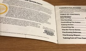 Life Force - Nintendo NES - Instruction Manual Booklet Only