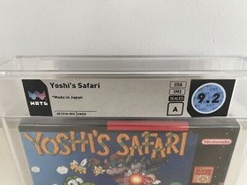 Yoshi's Safari (SNES, Super NES) WATA 9.2 A Graded New Sealed CGC VGA 1st Print!