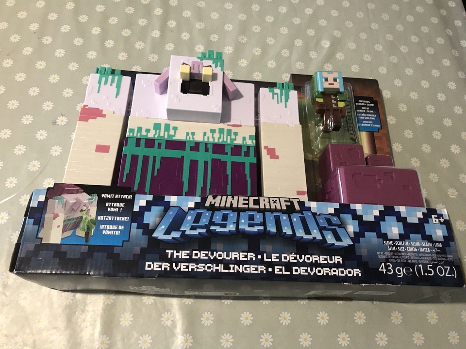 MINECRAFT LEGENDS THE DEVOURER Action Figure with Slime Attack New in ...