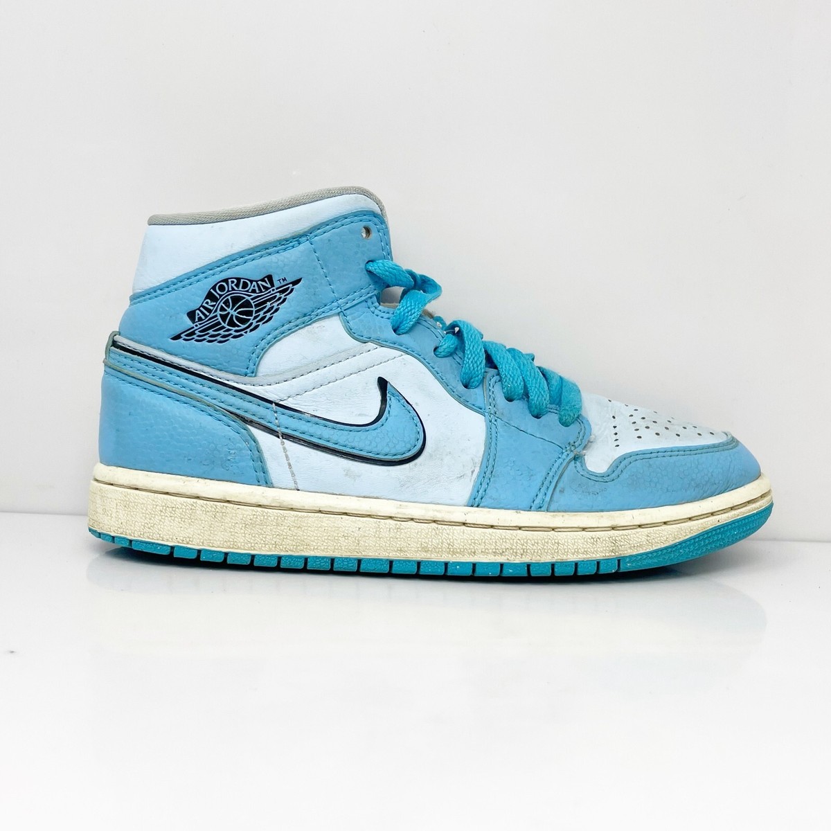 Nike Womens Air Jordan 1 Mid SE DV1302-400 Blue Basketball