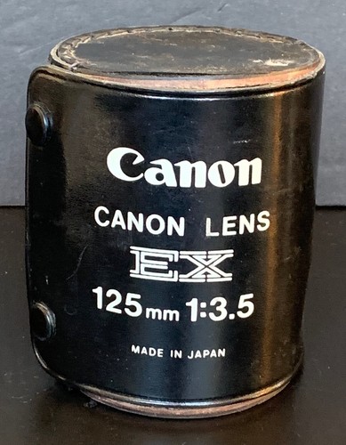 Canon EX 125mm 1:3.5 Portrait Lens With Lens Hood And Leatherette Case - Picture 10 of 10