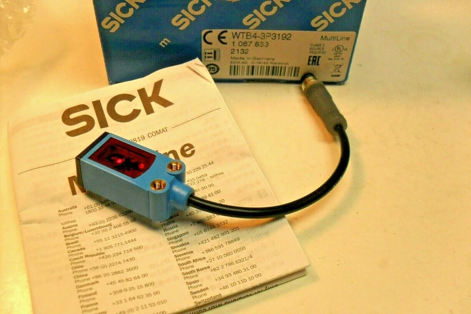 SICK  WTB4-3P3192 MultiTask Photoelectric Sensors 1067833 - NIB - Image 2 of 3