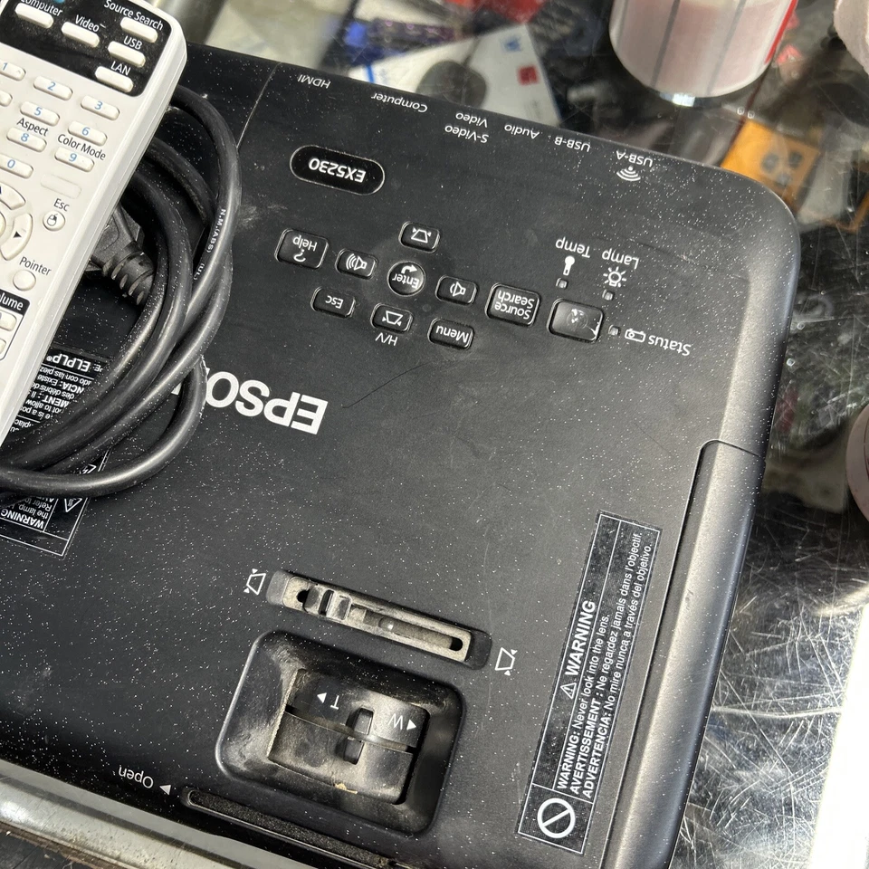 Epson EX5230 Pro 3500 Lumens XGA 3LCD Projector (Used, Works) Free Shipping - Image 4 of 4