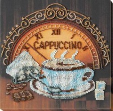 Midi Bead embroidery kit Coffee and Chocolate DIY Embroidery beadwork pattern