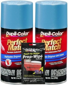 Duplicolor Metalico Azul Claro Pintura Gm Codigo 21 8 Oz 2 Paquete Limpie Ebay