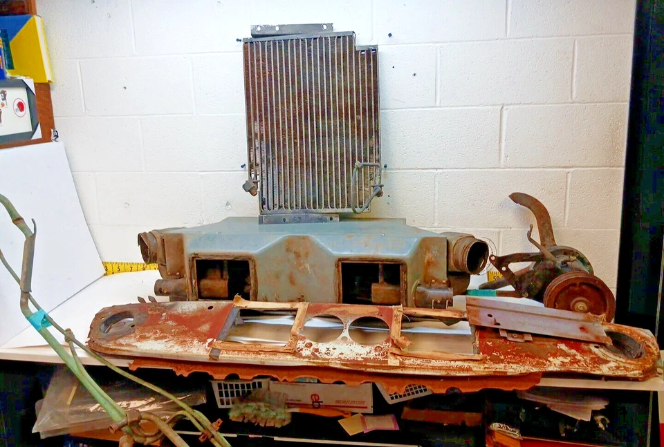 AC Package Condenser/Evaporator/Compressor/COWL/Copper Line Set 1955 Buick Super - Imagem 2 de 4