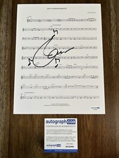 Joseph LoDuca ‘Xena: Warrior Princess’ TV Show Composer Signed Sheet Music ACOA