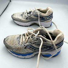 Saucony Ride 4 10115-1 Women's US 7 Running Sneakers Gray Lace Up Athletic Shoes