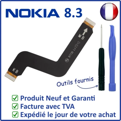 NAPPE CONNEXION DU CIRCUIT CONNECTEUR DE CHARGE À LA CARTE MÈRE DU NOKIA 8.3