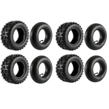 4pc 13x5.00-6 13x5-6 Tire Tube 6" Go Kart Tires Kit ATV Quad Lawn Mower Scooter