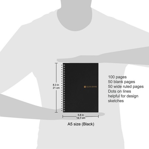 #1 Elfinbook Smart Notebook effaçable stylo à ondes paquets réutilisation micro-ondes - Photo 1/12