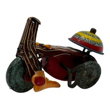 Vintage Marx Hanna-Barbera Flintstone Tricycle Wind-Up Toy 1962 Japan WORKING