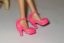 Barbie Doll Shoes  Fashionistas  Fashion Fever  PINK ANKLE STRAP HIGH HEELS