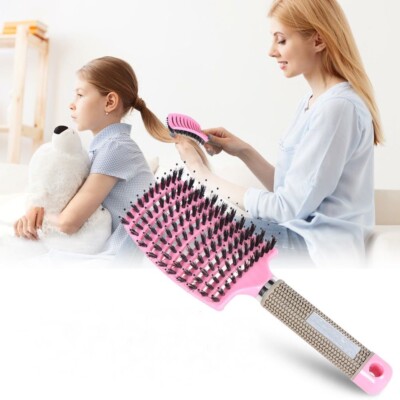 Hair Comb Brush Scalp Massage Women Wet Dry Curly Hairbrush Detangle Salon Tool